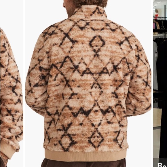 Marine Layer Pattern High Pile Fleece Jacket
TAN GEO PRINT, Size X-Large nwt - Picture 3 of 7